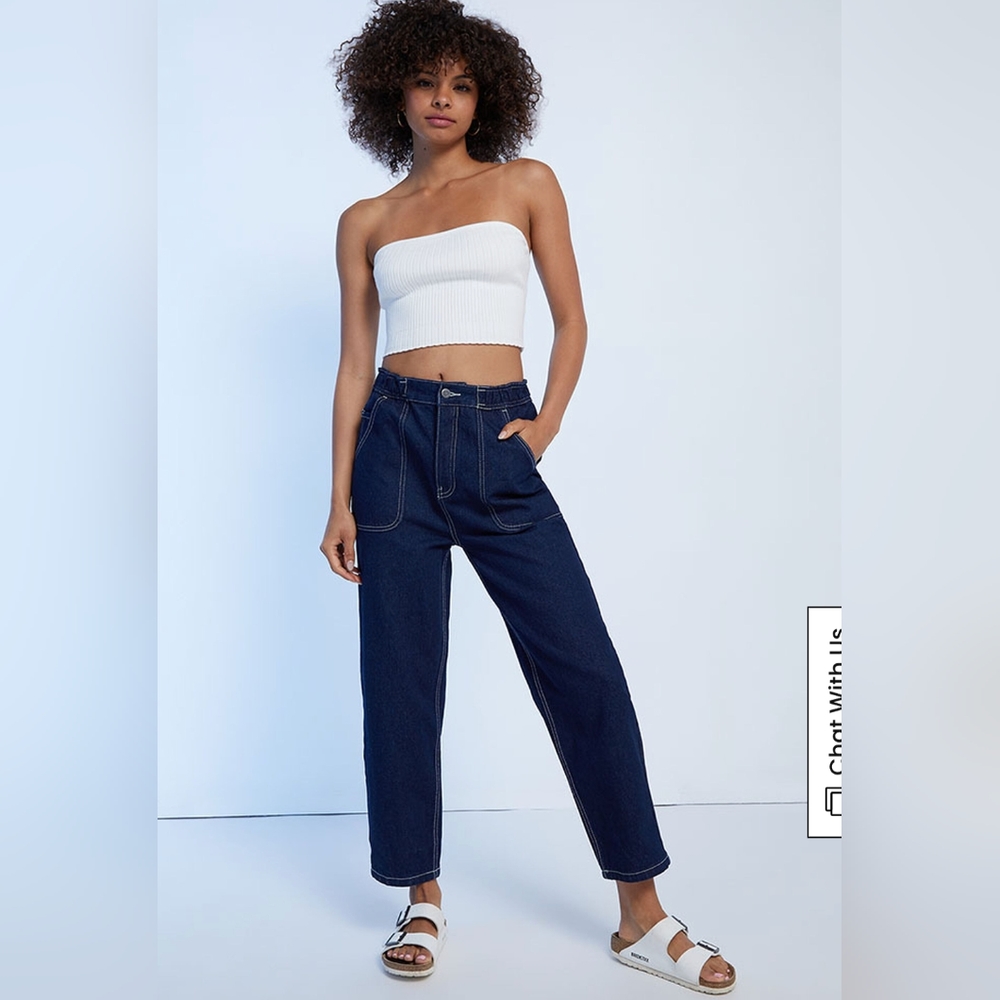 RVCA Scrunchie Denim Pants
